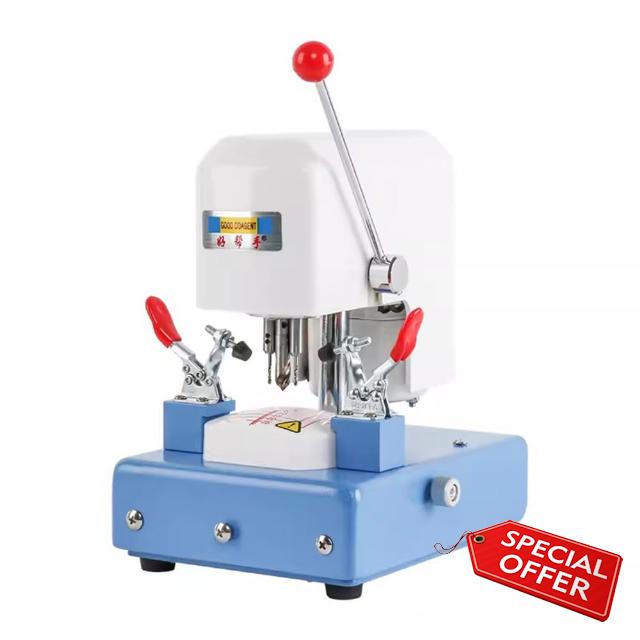 Aimeryup CP-10A Eyeglass Lens Template Punching Machine Three Hole Punching Machine Formwork Machine Glasses Processing Equipment (220v)