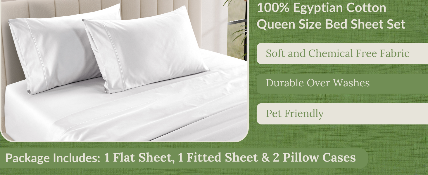 best egyptian cotton bed sheets set king 1000 TC thread 5-Star hotel luxury Extra deep pocket cal