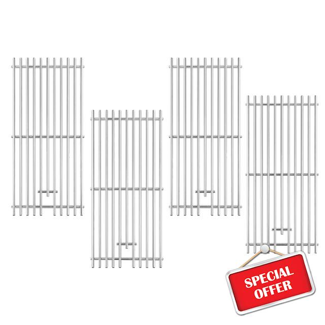 Oklagarden Grill Replacement Grates for Kitchenaid Grill Parts 5 Burner 740-0781 Grill Parts 750-0781 720-0856 6 Burner Cooking Grates Members Mark Grill Grates 720-0856V 730-0856V Sam’s Club Parts