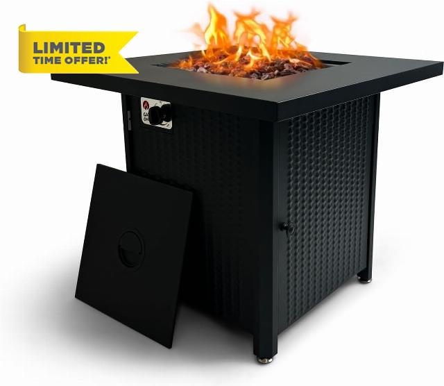 GasOne Propane Fire Pit – 28-inch Large Tabletop Fire Pit for Outdoor Use – 52
