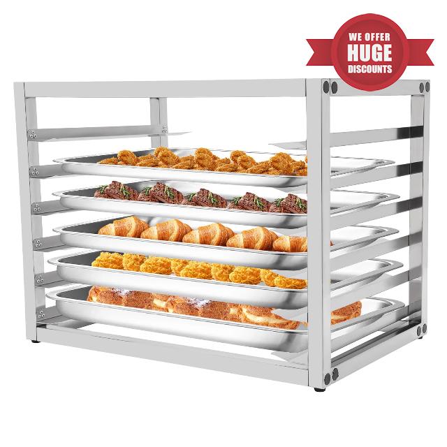 Aluminum Wall Mounted Sheet Bun Pan Rack