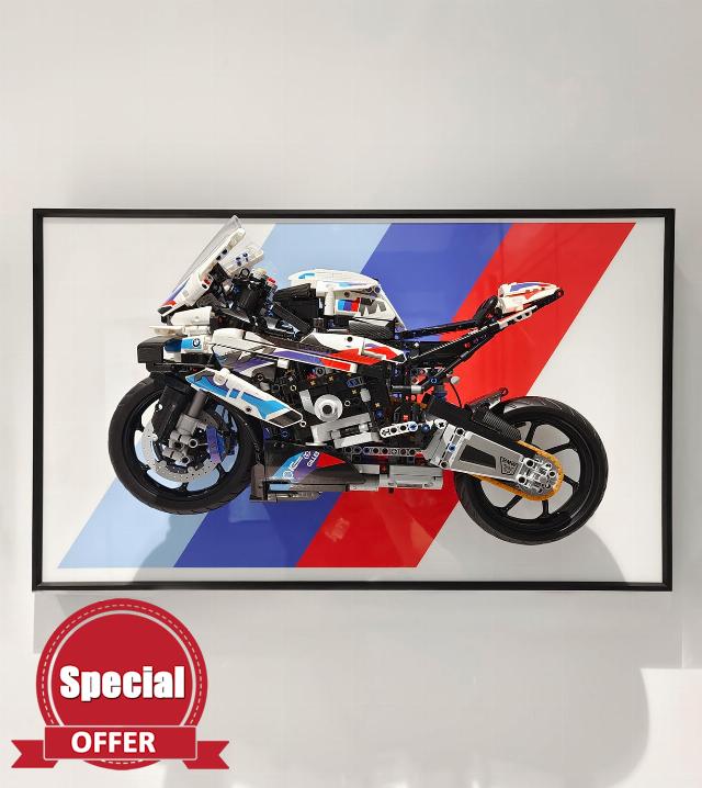 for Lego Car Wall Mount for Lego Technic for BMW M 1000 RR 42130 Motorcycle