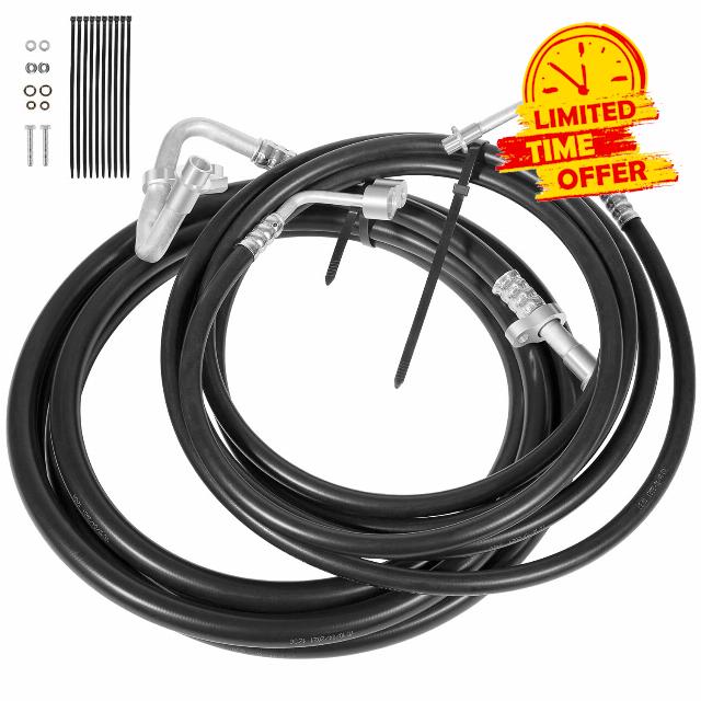Upgrade SU33468 Rear AC Line Set Air Conditioning Hoses Replacement Lines fit for Chevy Suburban