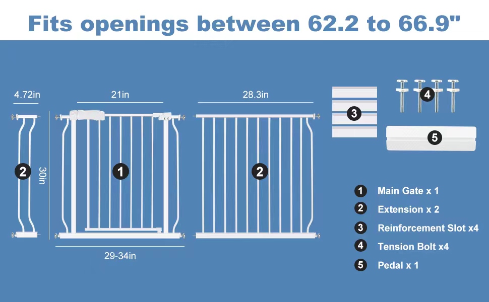 baby gates extra wide