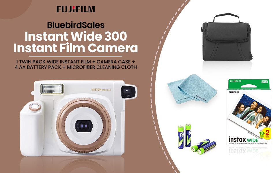 Instant Wide Film Camera Protective Case BluebirdSales Cleaning Cloth