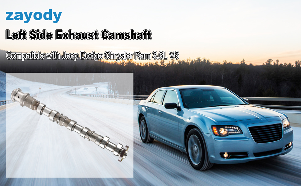 left side exhaust camshaft