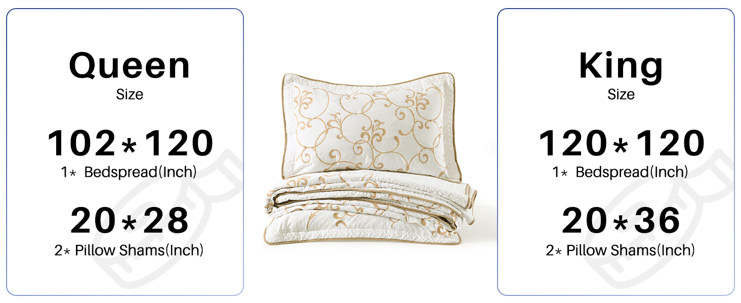 oversized bedspread