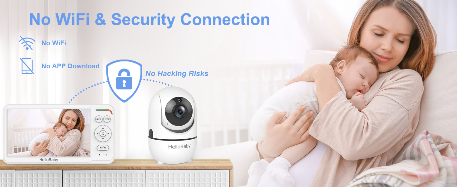 IPS screen baby monitor