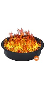fire pit ring 39 inch inner 45 inch outer