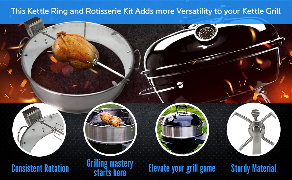 Rotisserie Top Features
