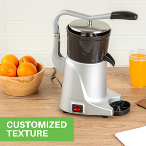 This juice extractor provides quick and consistent results with an impressive 1500 rpm speed.