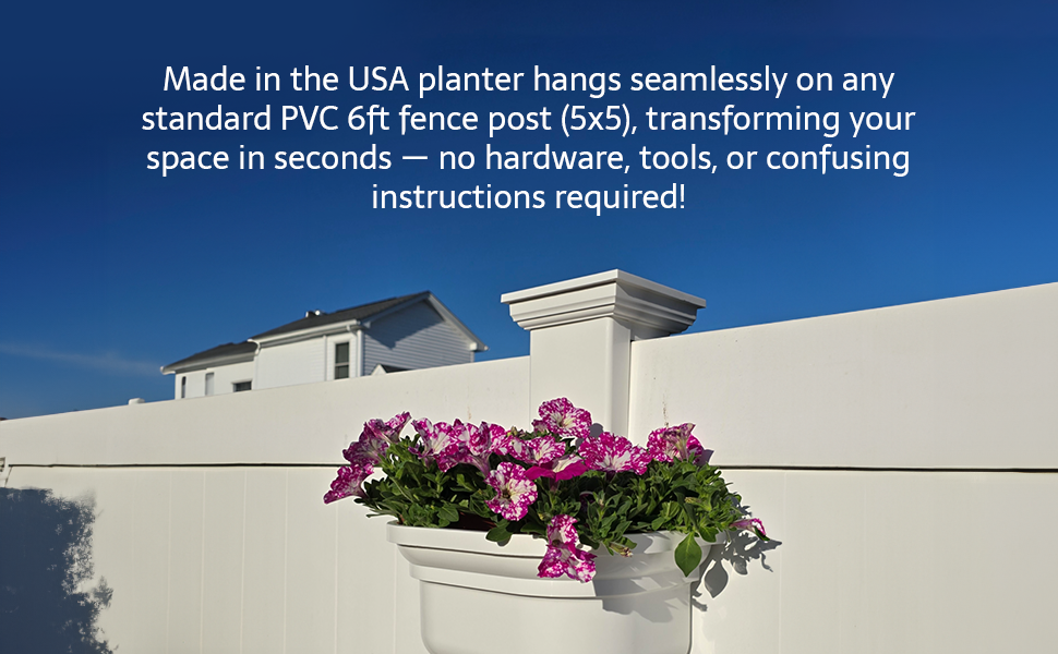 Looking to upgrade your pvc fence? Fencepot is an elegant solution that is custom made