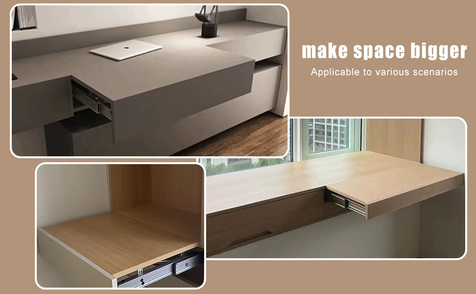 Load Capacity Cabinet Drawer Conversion Extension Table Mechanism