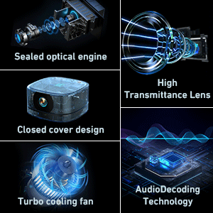 bedroom projector tv