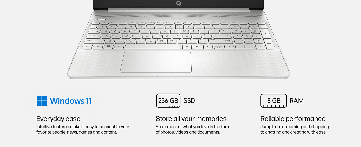 windows 11 256 GB SSD 8 GB RAM