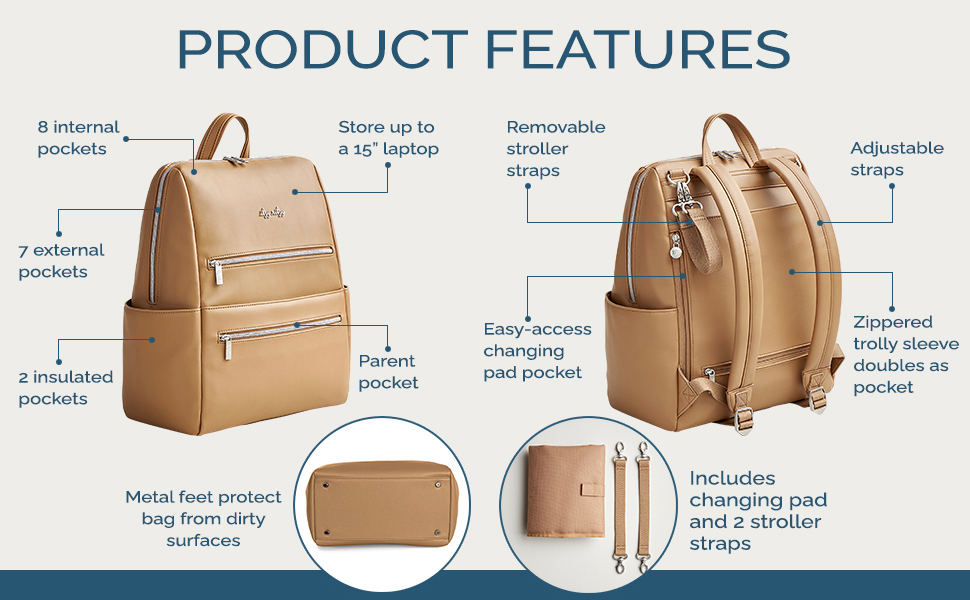 leather toys accesorios recien nacidos shower caddy kit dock tot lounger pump mommy card essentiels