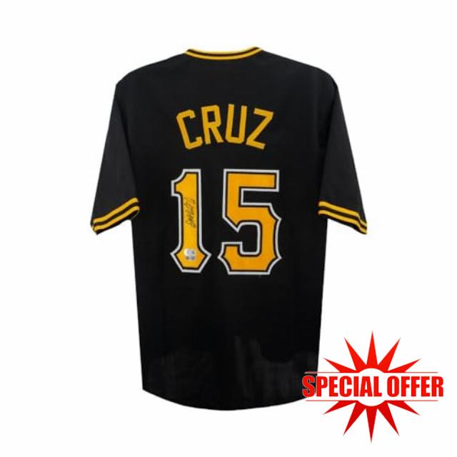 Oneil Cruz Autographed Pittsburgh Custom Black Baseball Jersey - BAS