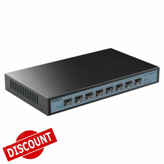 8 Port 10G Web Managed Switch