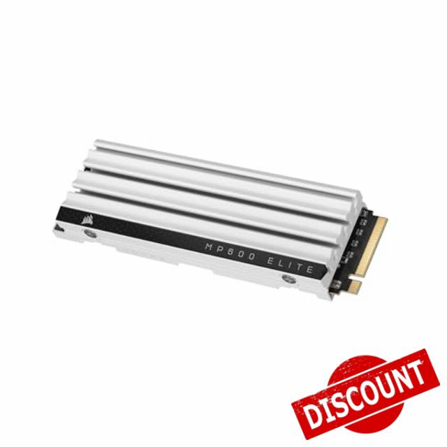 Corsair MP600 Elite 1TB M.2 PCIe Gen4 x4 NVMe SSD – Optimized for PS5 – Included Heatsink – M.2 2280 – Up to 7
