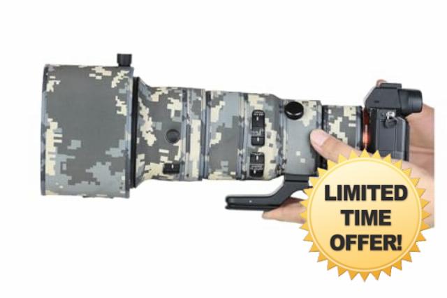 CHASING BIRDS Camouflage Waterproof Lens Coat for Sigma 500mm F5.6 DG DN OS Rainproof Lens Protective Cover (Digital Camouflage)