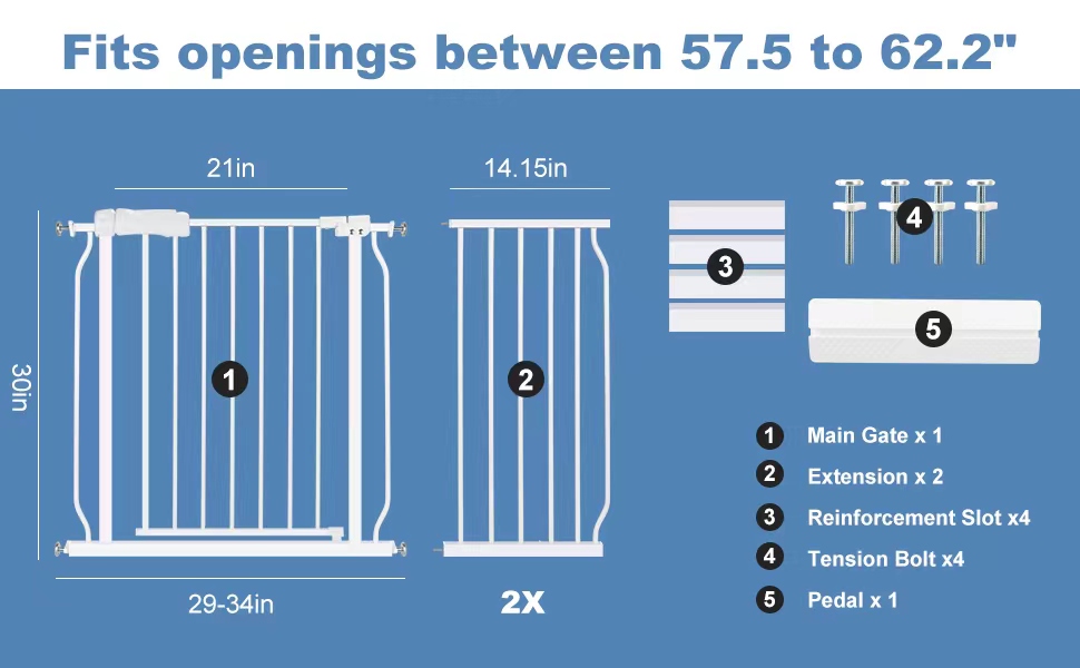baby gates extra wide