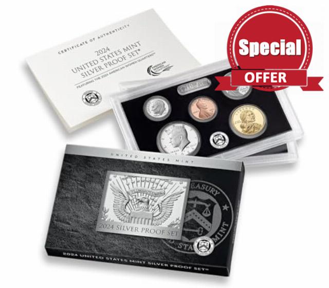2024 S Silver Proof Set US Mint Packaged