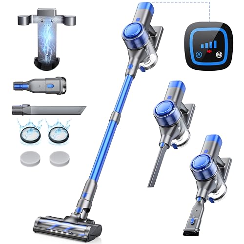 38Kpa Stick Vacuum with Charging Dock Brushless Motor 450W