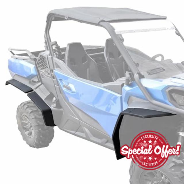 Extended Wider Fender Flares for Commander 21-24