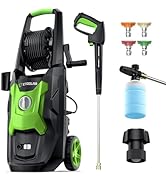 ETOOLAB Pressure Washer with Foam Cannon, Electric Pressure Washer 3500PSI 2.4 GPM with 4 Nozzels...
