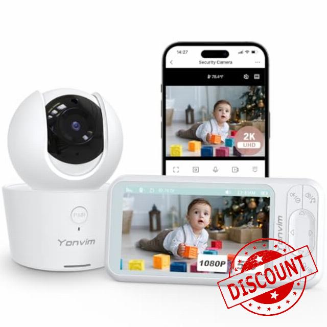 5.3" Baby Monitor with Camera and Audio