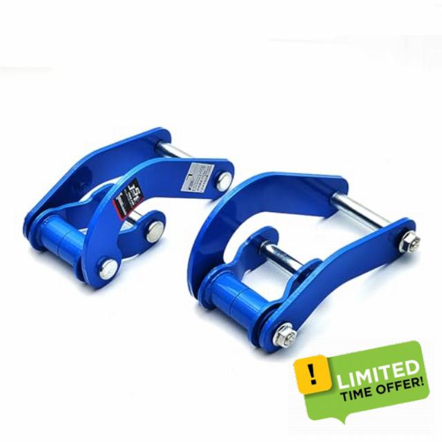 Rear Leaf Spring Comfort Double Shackles for REVO 2015-2023, Left or Right Rearward Shackle Bracket Kit
