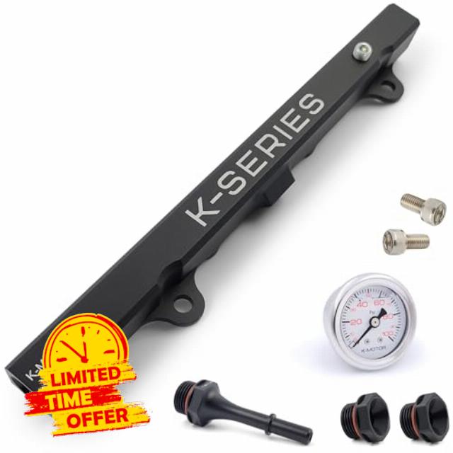 Fuel Rail Kit for the Factory Quick Connect Line - Compatible with Honda - Compatible with Acura - K20 K24 K Series (K-MOTOR)
