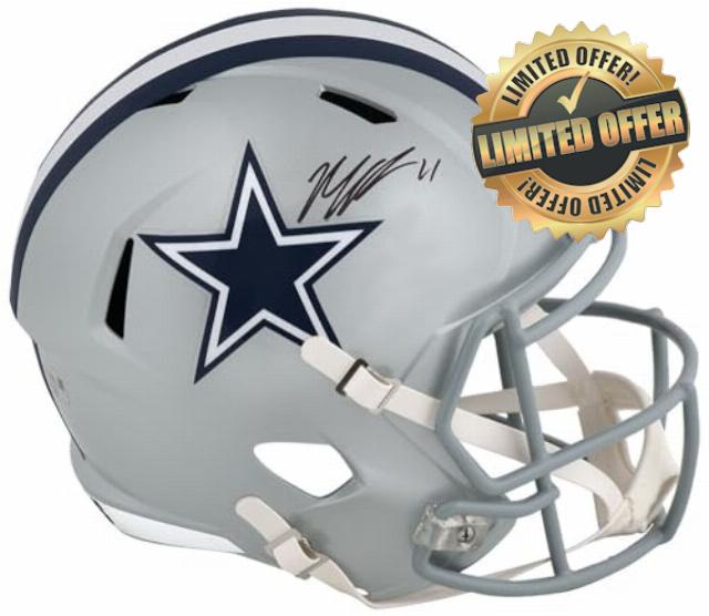 Micah Parsons Signed Cowboys Riddell Full Size Speed Replica Helmet - (Fanatics)