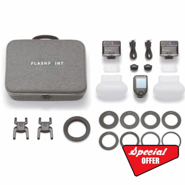 Flashpoint MF12-DK1 Dental Macro Flash 2-Light Kit