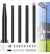 CEDIO Solar Street Lights Outdoor Waterproof, Solar Parking Lot Lights 6000W 400000 Lumens LED Co...