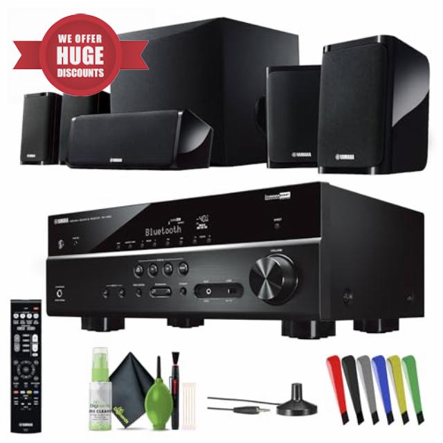 Yamaha Audio YHT-4950U 4K Ultra HD 5.1-Channel Home Theater System with 8" 50W RMS Powered Subwoofer Speakers