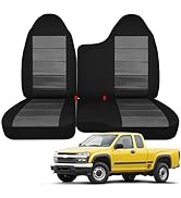 Kistrba Truck Seat Cover Compatible with 1995-2005 Isuzu NPR Front 40/60 Split Bench Seat Cover