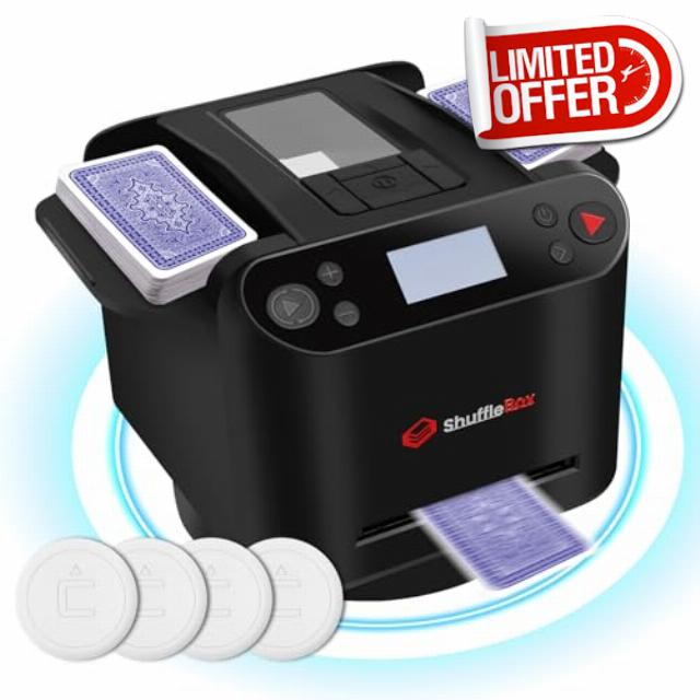 G1 Pro Automatic Card Shuffler and Dealer 2-in-1