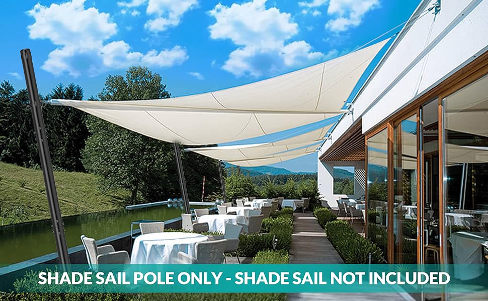 sunshade poles