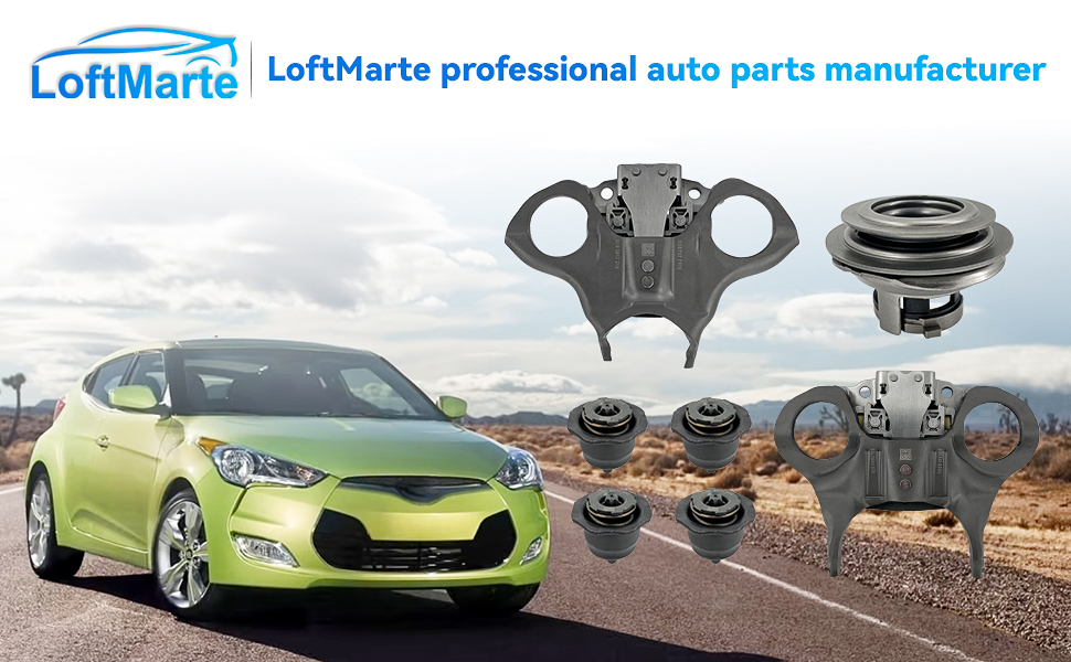 Transmission Dual Clutch Shift Fork Kit Compatible with Huyundai Veloster 2012-2017 1.6L