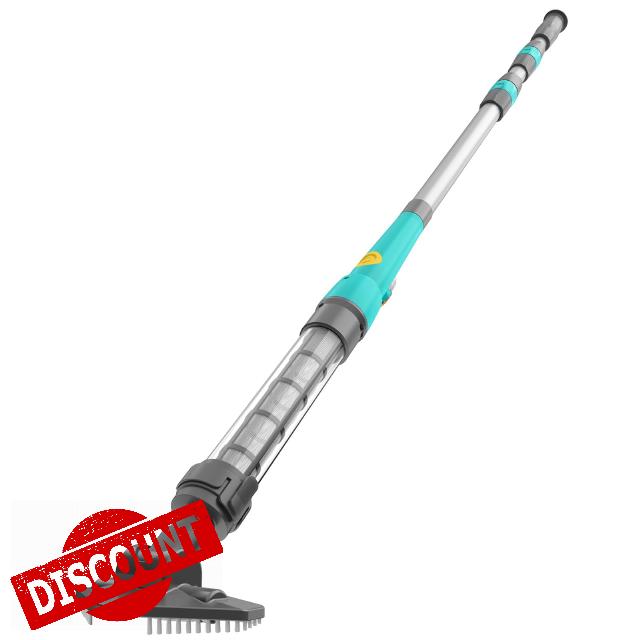 Efurden Handheld Pool Vacuum Cordless Rechargeable Stick above Ground Swimming Pool Cleaner with Telescopic Pole for Hot tubs