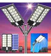CEDIO Solar Street Lights Outdoor - Solar Parking Lot Lights Commercial 3600W 300000 Lumens LED S...