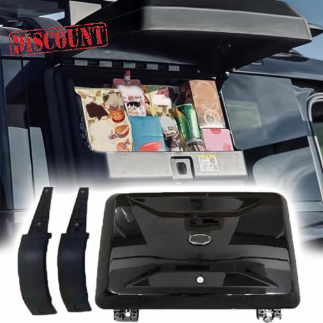 Glossy Black Side Toolbox Storage Box fits for Land Rover Defender 110 90 130 2020-2023 2024 Exterior Mounted Gear Carrier with Lock