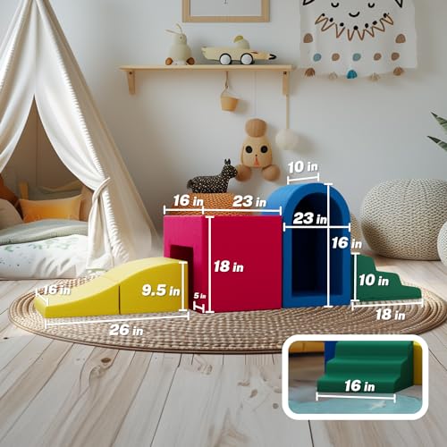 Foam Climbing Blocks for Toddlers 1-3