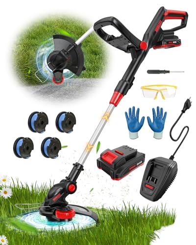 2-in-1 Lawn Edger 13" Cordless String Trimmer