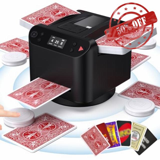 Automatic Card Shuffler and Dealer