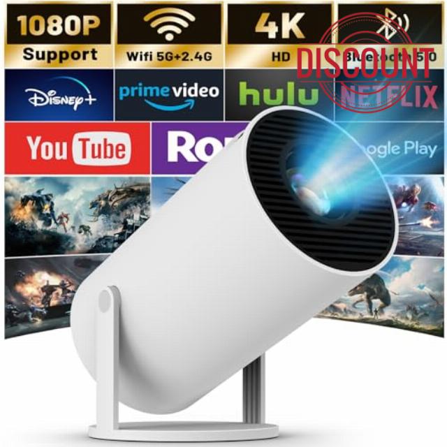 Mini Projector with 5G WIFI and Bluetooth