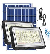 CEDIO Solar Street Lights Outdoor - Solar Parking Lot Lights 5000W 400000LM LED Solar Street Ligh...