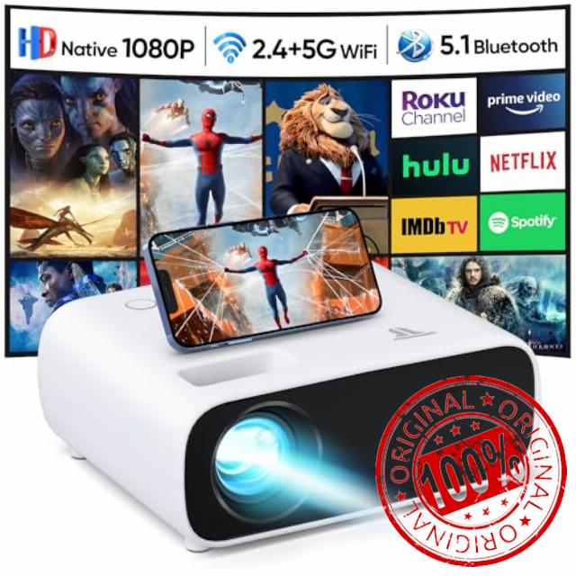 Projector with WiFi and Bluetooth