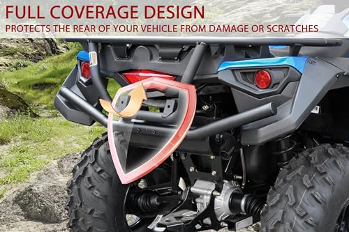 Combined Steel Rear Bumper Bar Protector Rear Brush Guard for Can-Am Outlander 450 500 570 L Max 2015-2023 Accessories